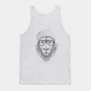 Cool lion (bw) Tank Top